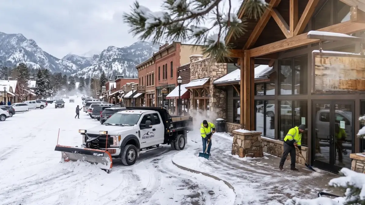 Estes Park Snow Removal Commercial Retail